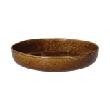 BOWL SOUP IRO BROWN STONEWARE